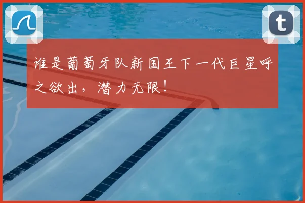 谁是葡萄牙队新国王下一代巨星呼之欲出，潜力无限！
